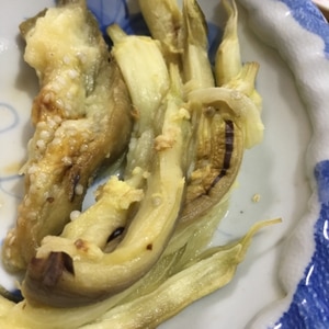 電子レンジで　焼きなす